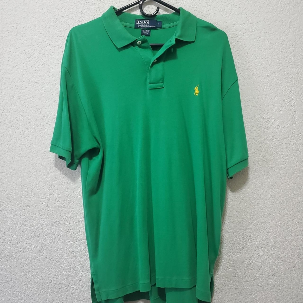 •Green RL Polo Polo-shirt🇯🇲